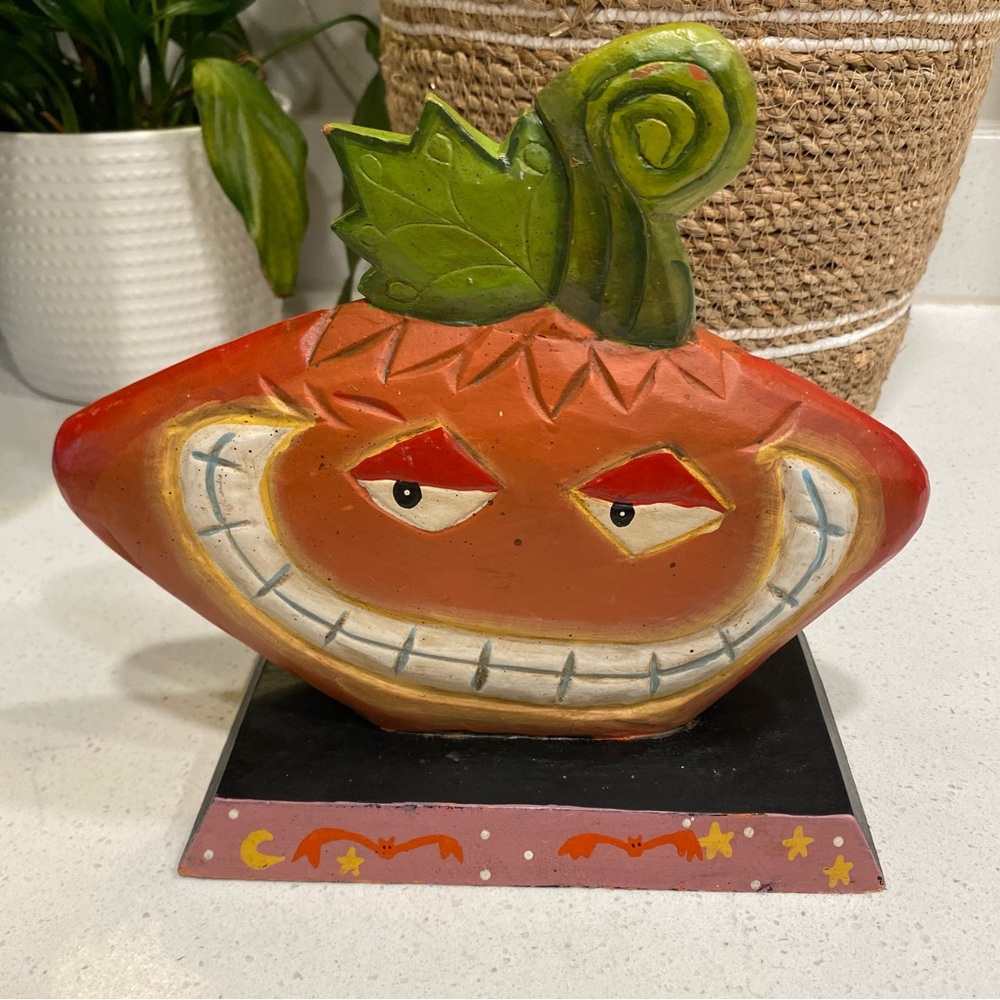Midwest Cannon Falls‎ Whimsical Halloween Jack-0-Lantern Pumpkin Wood Decor